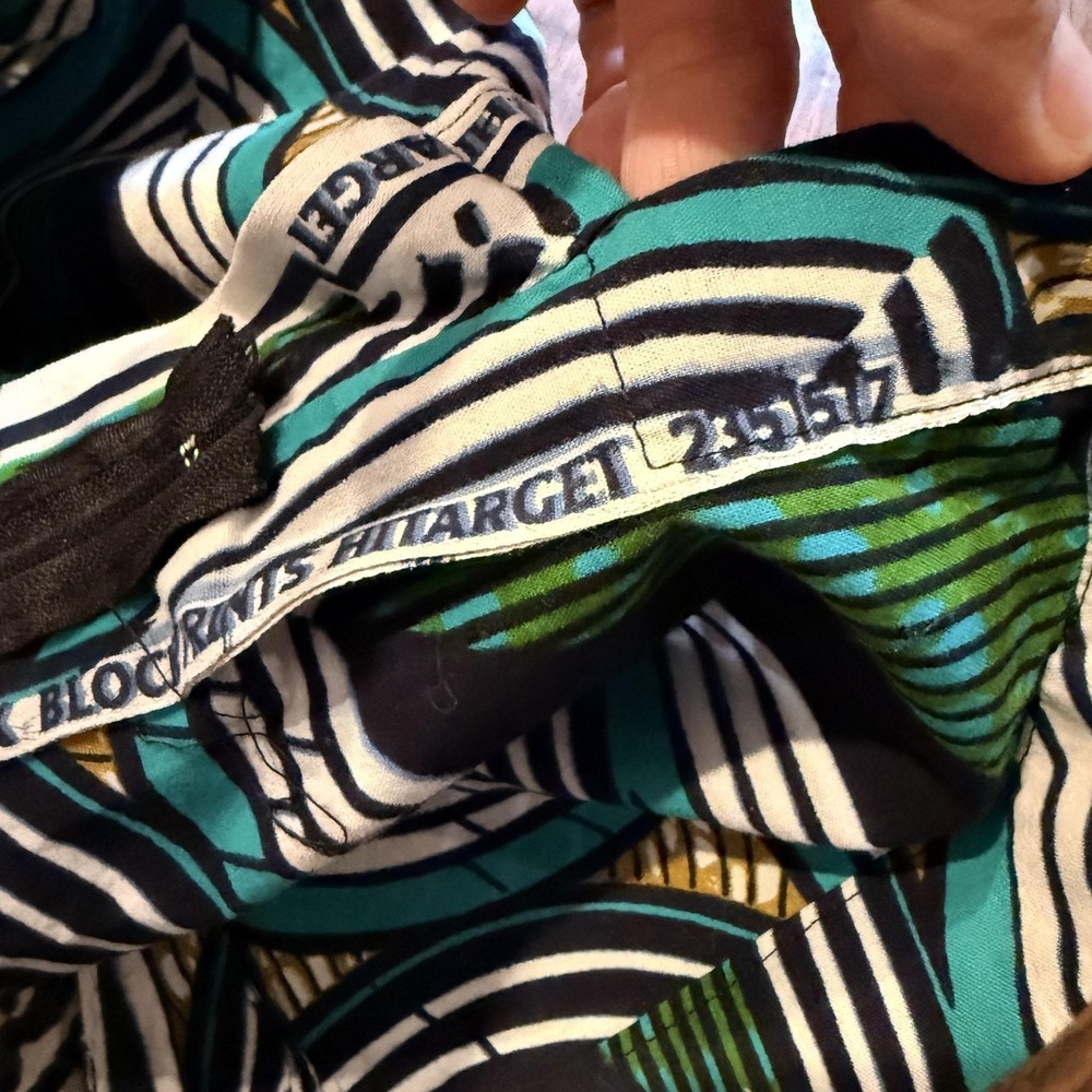 Hand sewn Skirt Womens Small Hitarget Tribal Wax Print fabric Cotton chic CUTE! - Picture 10 of 13
